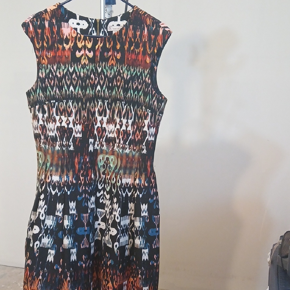 Multicolor Sleeveless Dress